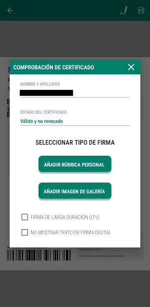 CERT Firma Screenshot 2