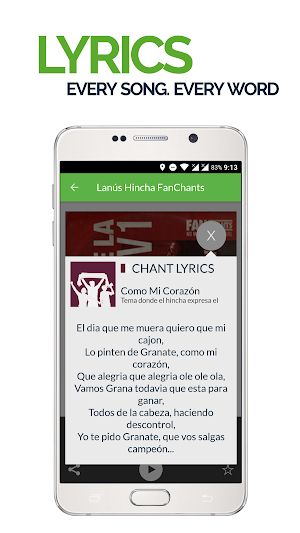 FanChants: Lanus Fans Songs & Chants Screenshot 2