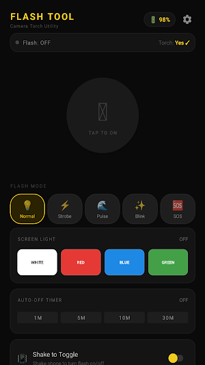 Flash Tool: Flashlight Screenshot 1