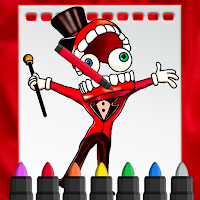 Caine Digital Circus Coloring