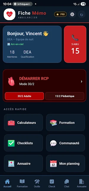 Fiche Mémo Ambulancier Screenshot 0