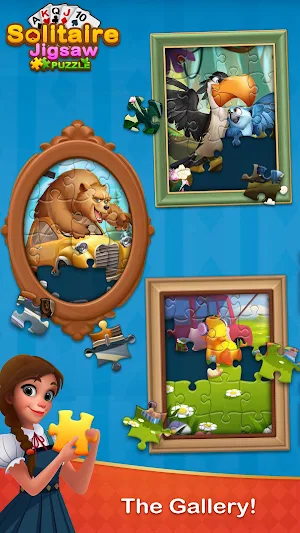 Solitaire Jigsaw Puzzle - Design My Art Gallery Screenshot 3