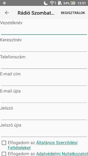 Rádió Szombathely Taxi Screenshot 1