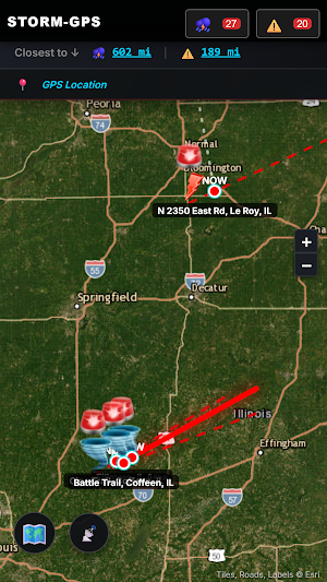 STORM-GPS: Tornado Tracker Screenshot 1