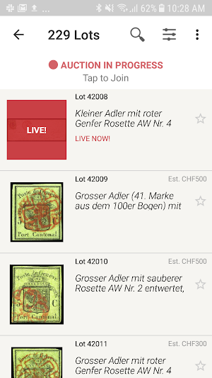 David Feldman Auctions Screenshot 1
