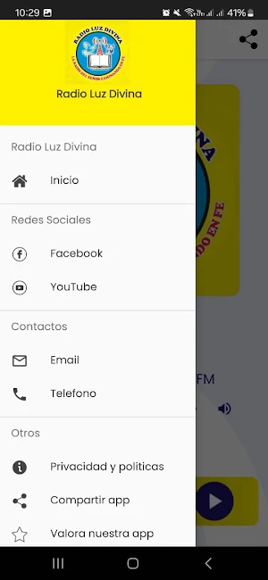 Radio Luz Divina Chincha Screenshot 2