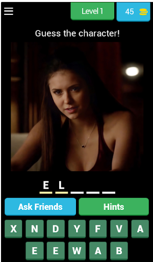 The vampire diaries Quiz Screenshot 1