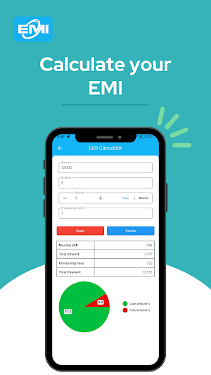EMI Calculator Screenshot 1