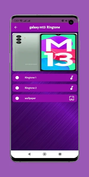 galaxy m13 Ringtone Screenshot 2