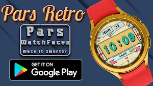 Pars Retro Digital Watch Face Screenshot 0