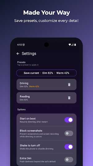 Penumbra - Screen Dimmer Screenshot 3