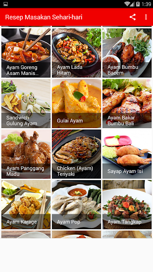 Resep Masakan Sehari-hari Screenshot 3