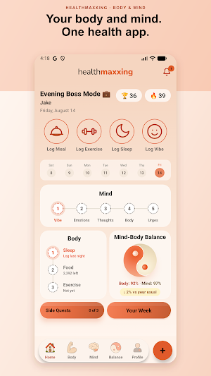 HealthMaxxing: Body & Mind Screenshot 0
