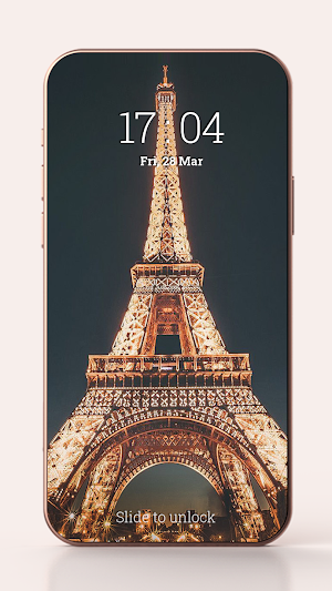 Eiffel Tower Pin Lock Screen Screenshot 0