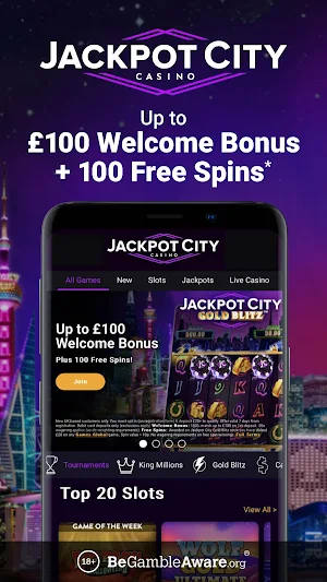 Jackpotcity Online Casino UK Screenshot 0