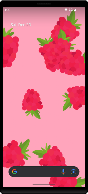 Raspberries Live Wallpaper Screenshot 1