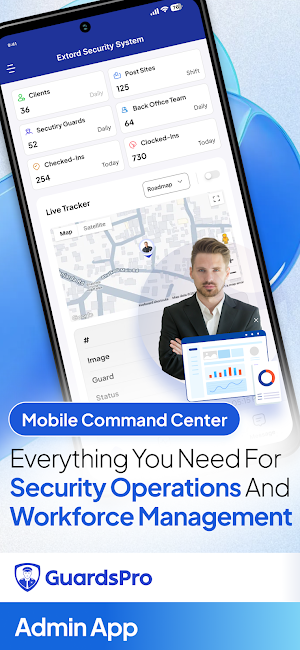 GuardsPro Admin App Screenshot 0