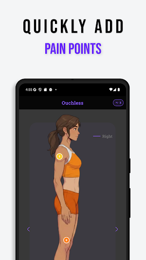 Ouchless - Pain Tracker Diary Screenshot 2