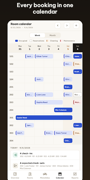 Hotel PMS & Motel Room Manager Screenshot 3