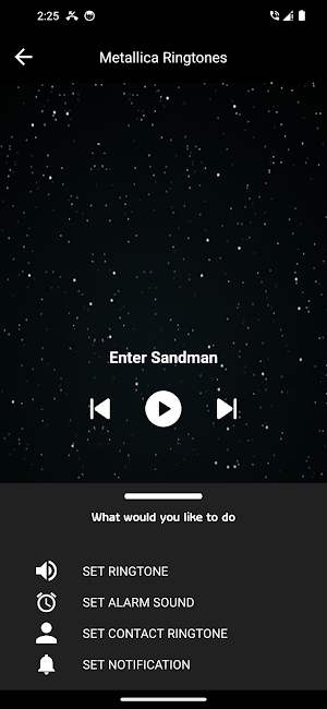 Metallica ringtones Screenshot 2