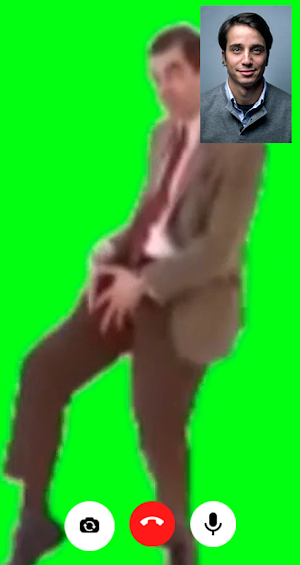 Mr. Bean Funny Fake Chat & Video Call Screenshot 1