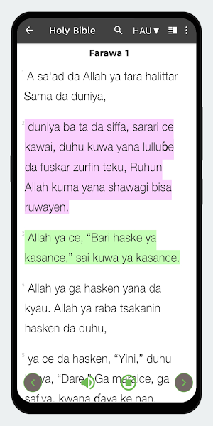 Hausa Bible Offline Screenshot 1