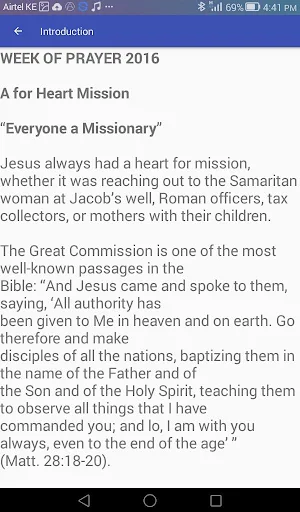 Week of Prayer Readings Screenshot 3