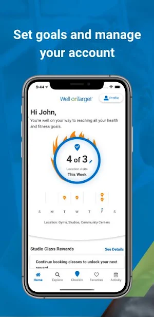 Well onTarget Fitness Program Screenshot 3