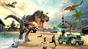 Dino T-Rex Simulator 3D Screenshot 1
