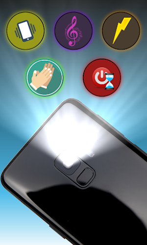 Flashing flashlight Screenshot 0