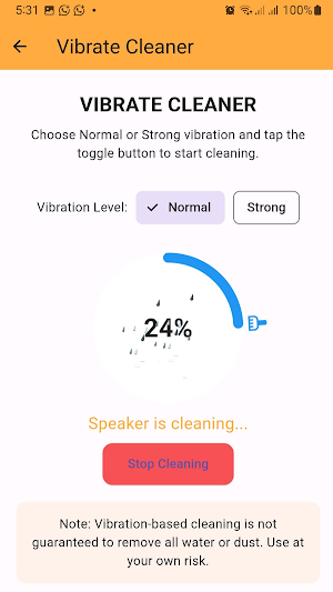 Speaker Cleaner Sound Booster Screenshot 0