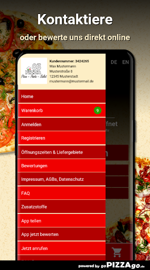 03 Pizza München Screenshot 2