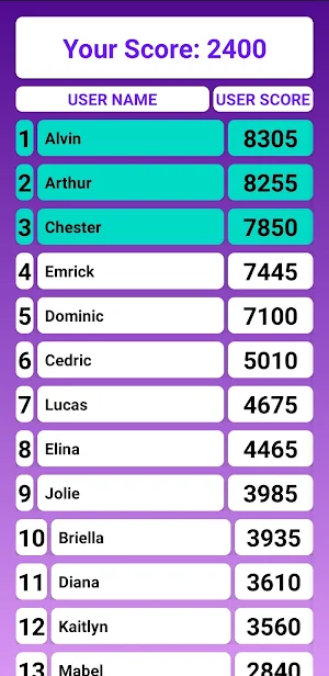 New World Quiz Game Screenshot 3