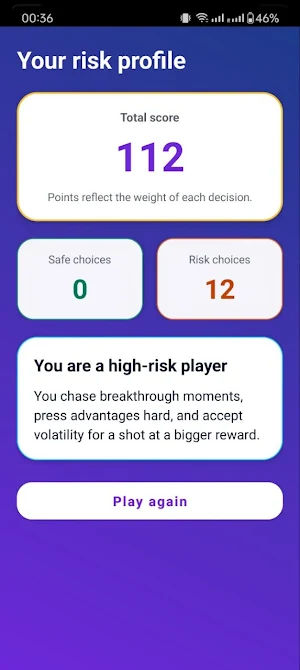 Sports Risk Manager Screenshot 1