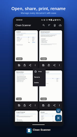 Clean Scanner: Scan to PDF Screenshot 3