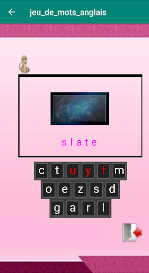 jeu de mots anglais Screenshot 1