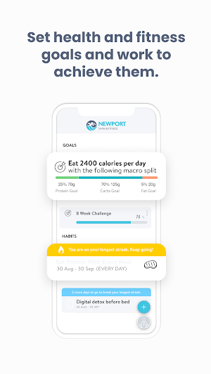 NewportSwimFit Screenshot 2