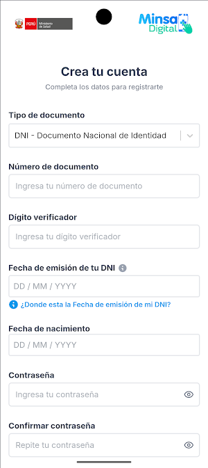Minsa Digital Screenshot 2