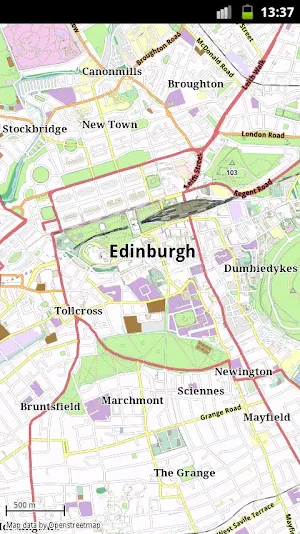 Edinburgh Offline City Map Screenshot 0