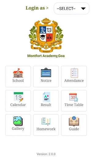 Montfort Academy,Goa Screenshot 1