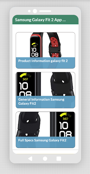 Samsung Galaxy Fit 2 App Guide Screenshot 3