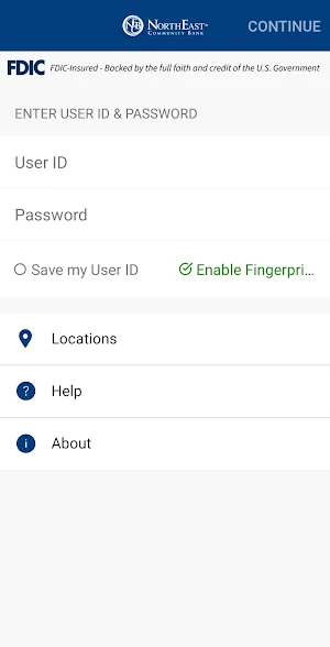 NECB Mobile Screenshot 1