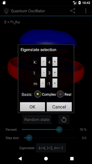 Quantum Harmonic Oscillator Screenshot 2