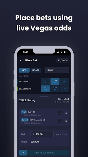Parlay: Sports Betting Leagues Screenshot 1