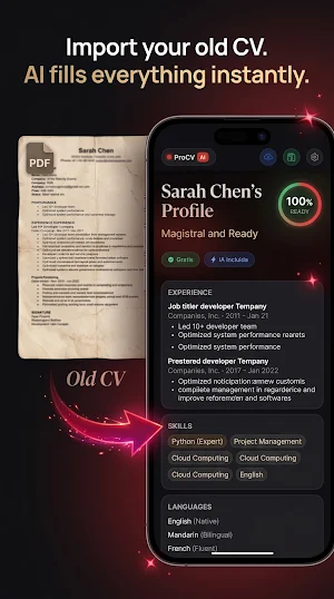 ProCvAI: CV Maker & AI Resume Screenshot 1