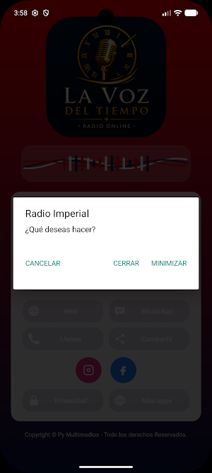 Radio La voz del Tiempo Screenshot 1