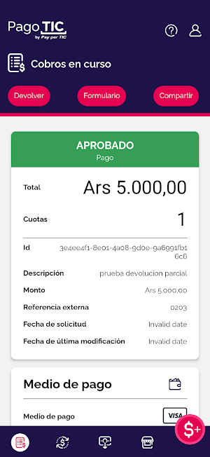 PagoTIC entidades Screenshot 2