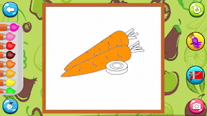 Coloring Fruit Vegetable Screenshot 2