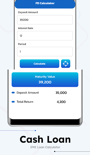 CashLoan - EMI Loan Calculator Screenshot 2