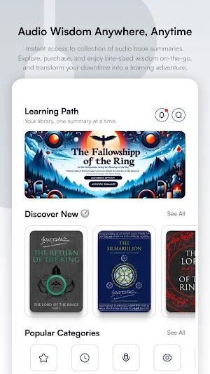 Bookfluencer - Audio Summaries Screenshot 1